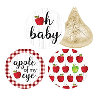 Apple Farmhouse Baby Shower Stickers
