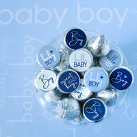 Sweet Baby Boy: Blue - Baby Shower Party Favor Stickers - 180 Stickers