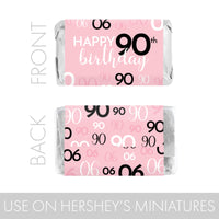 90th Hersheys Miniatures candy bar wrapper for 90th birthday