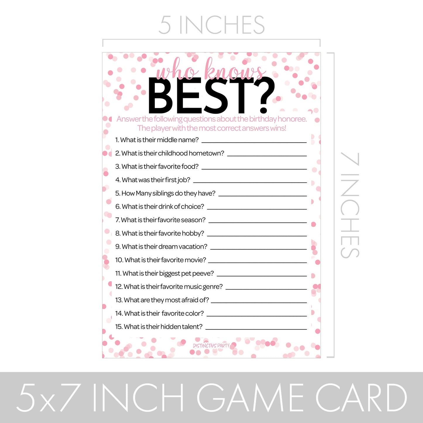 Born in The 1940s Pink & Black Birthday Party Game Bundle - 3 Games for 20 Guests