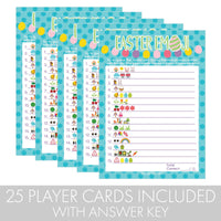 Easter Party Emoji Game - 25 Players