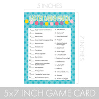 Easter Themed Candy Matching Classroom Party Game - 25 Count