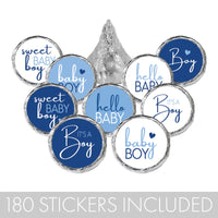 It’s a Boy Baby Shower Party Favor Stickers - Sweet Baby Boy - 180 Stickers