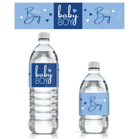 It’s a Boy Baby Shower Water Bottle Labels - Sweet Baby Boy - 24 Stickers